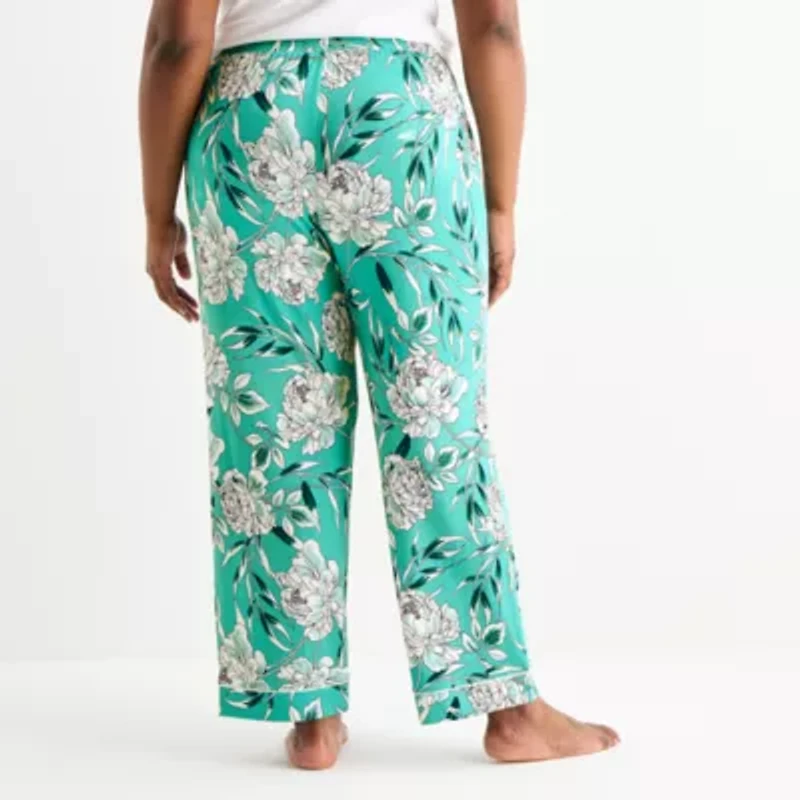 Liz Claiborne Cool and Calm Womens Plus Pajama Pants