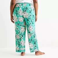 Liz Claiborne Cool and Calm Womens Plus Pajama Pants