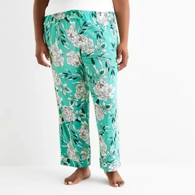 Liz Claiborne Cool and Calm Womens Plus Pajama Pants