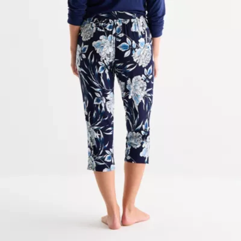 Liz Claiborne Cool and Calm Womens Pajama Capri Pant