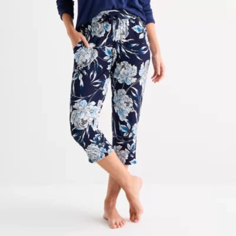 Liz Claiborne Cool and Calm Womens Pajama Capri Pant