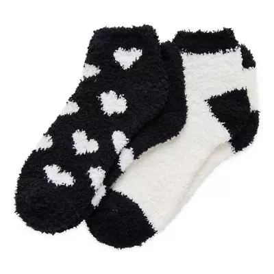 Mixit Cozy Womens 2 Pair Low Cut Socks
