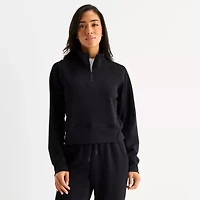Xersion Womens Scuba Luxe Half Zip Pullover Tall