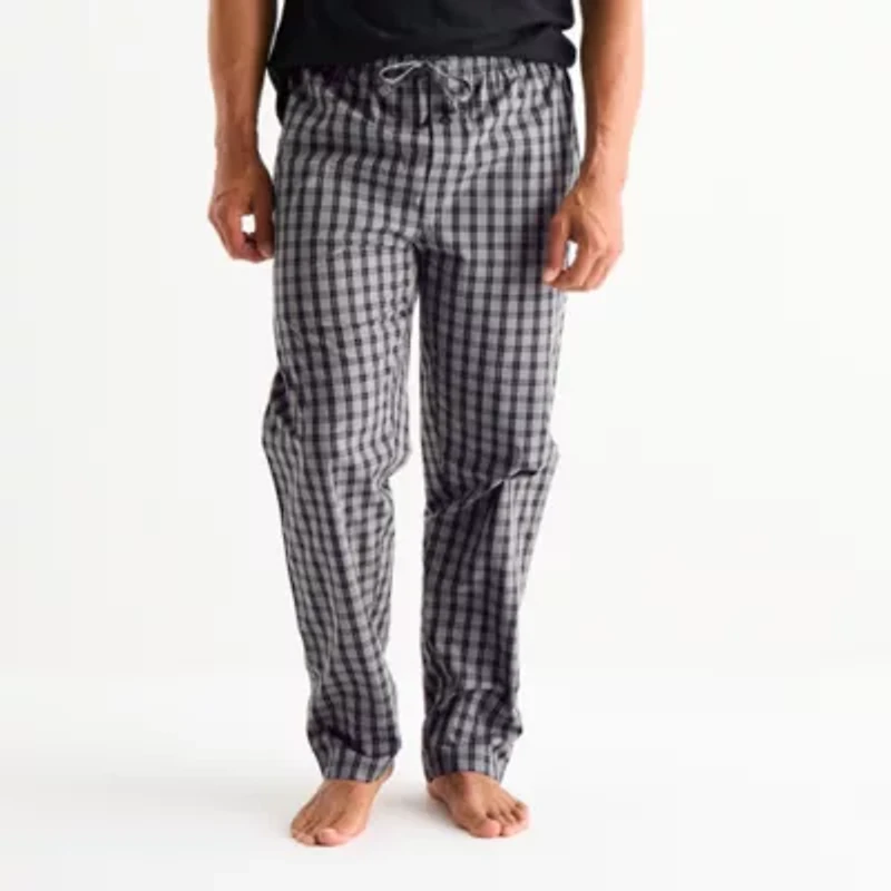 St. John's Bay Mens Poplin Pajama Pants