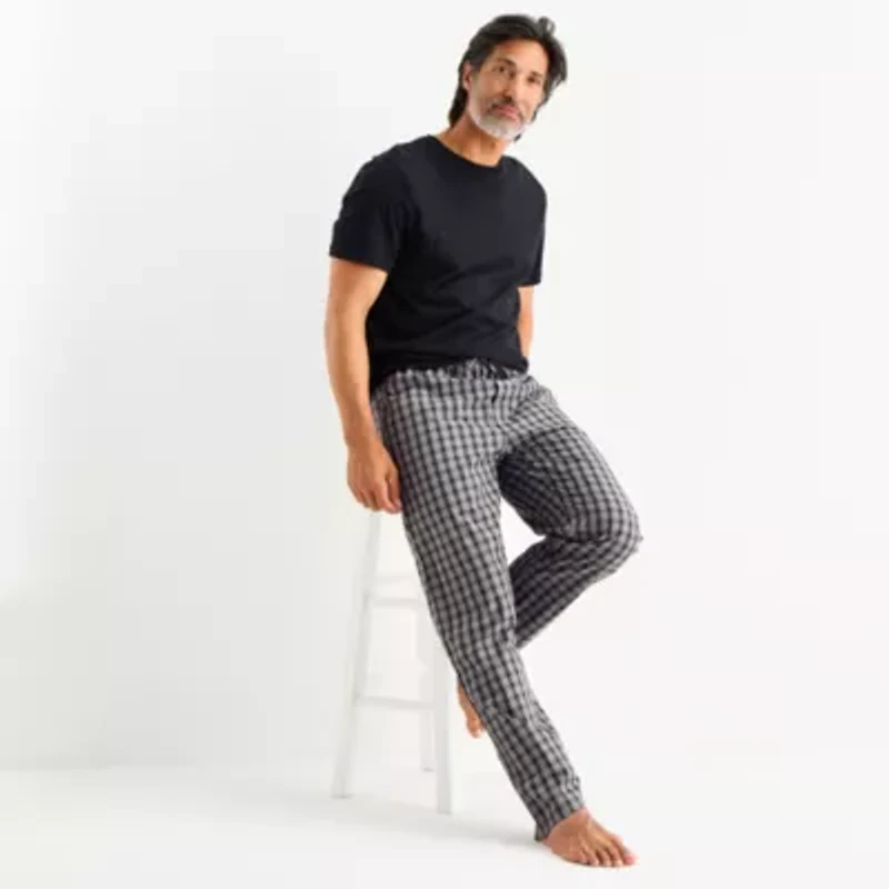 St. John's Bay Mens Poplin Pajama Pants