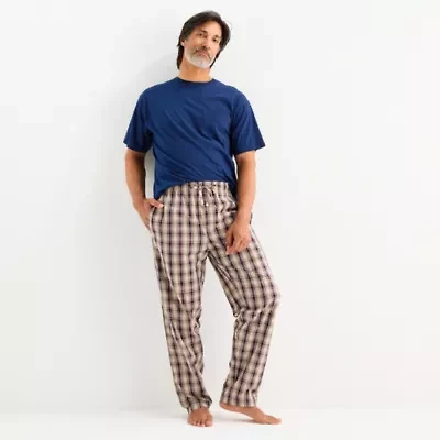 St. John's Bay Mens Crew Neck Short Sleeve Pajama Top