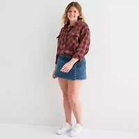 Arizona Womens Juniors Plus Wrap Skirt