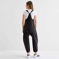 Arizona Sleeveless Womens Overalls-Juniors