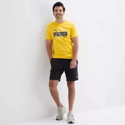 PUMA Mens Crew Neck Short Sleeve Regular Fit Graphic T-Shirt