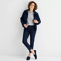 Liz Claiborne Womens Midweight Peacoat