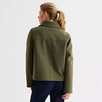Liz Claiborne Womens Midweight Peacoat