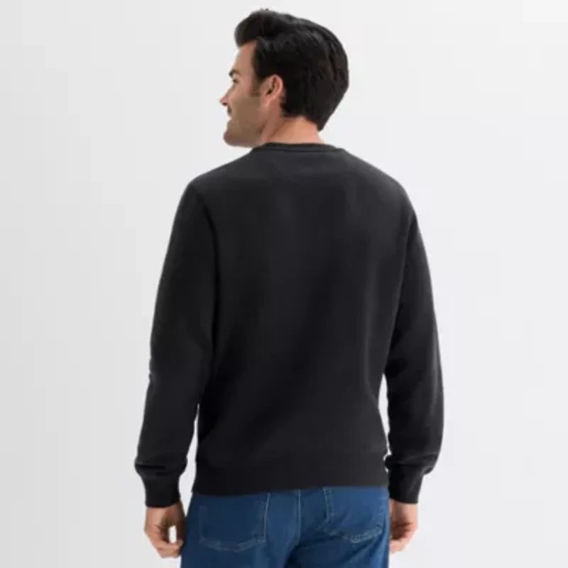 U.S. Polo Assn. Crew Fleece Mens Neck Long Sleeve Embroidered Sweatshirt