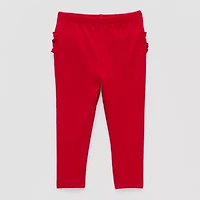 Okie Dokie Rib Baby Girls Skinny Full Length Leggings