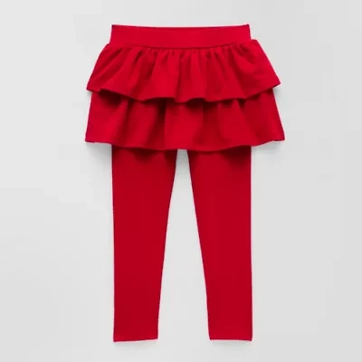 Okie Dokie Girls Knit Full Length Leggings