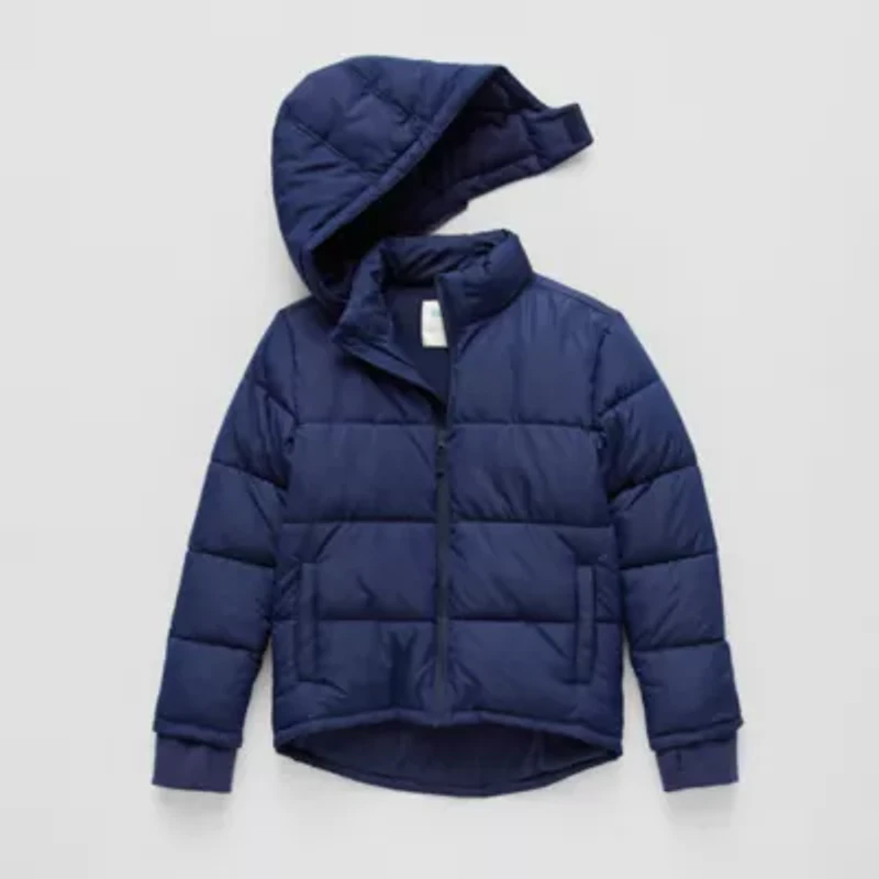 Thereabouts Little & Big Kid Boys Water Resistant Heavyweight Puffer Jacket