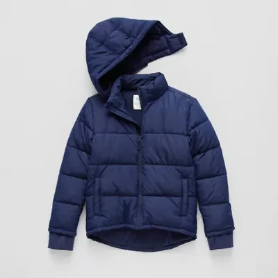 Thereabouts Little & Big Kid Boys Water Resistant Heavyweight Puffer Jacket