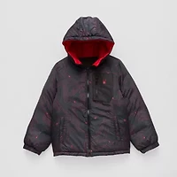 Spyder Little & Big Kid Boys Hooded Reversible Heavyweight Puffer Jacket