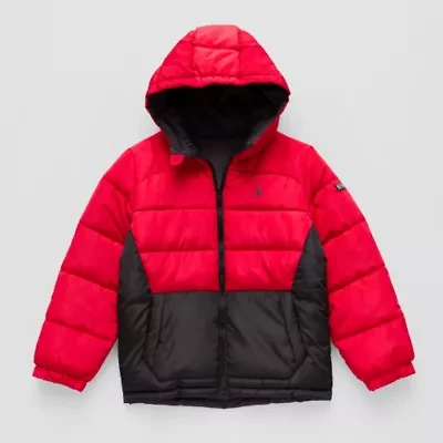 Spyder Little & Big Kid Boys Hooded Reversible Heavyweight Puffer Jacket