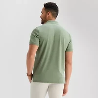 St. John's Bay Premium Stretch Mens Classic Fit Short Sleeve Polo Shirt
