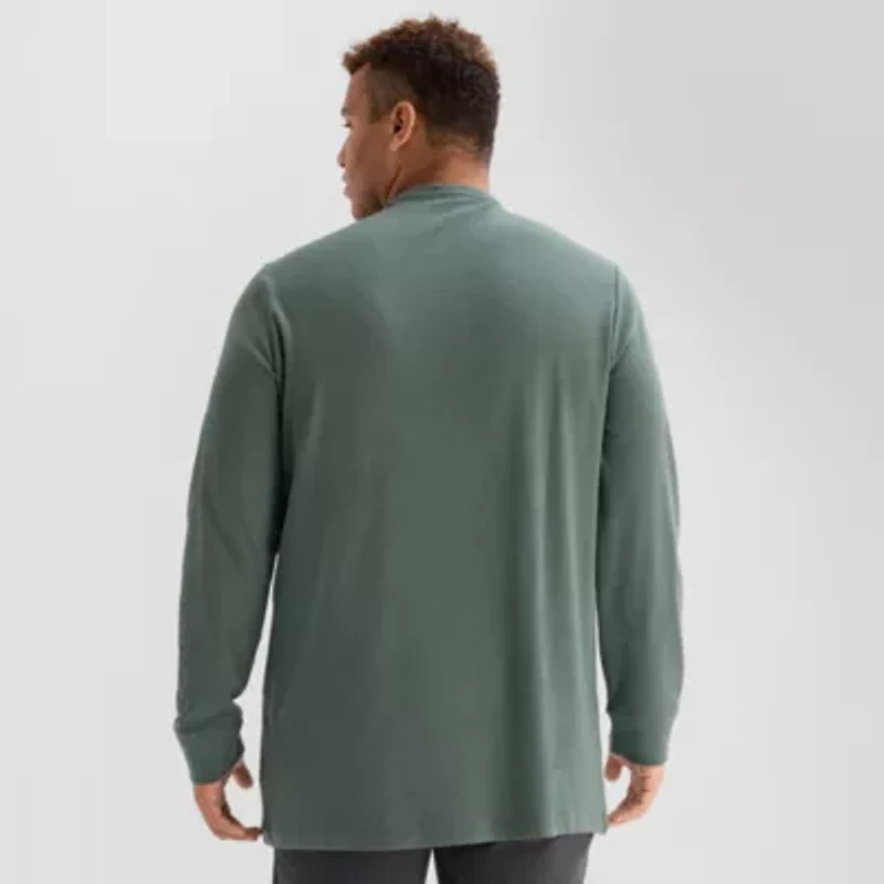 Stylus Mens Crew Neck Long Sleeve Big and Tall T-Shirt