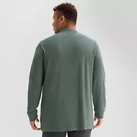 Stylus Mens Crew Neck Long Sleeve Big and Tall T-Shirt