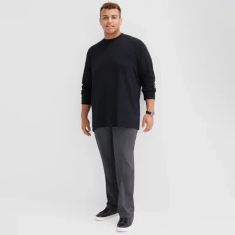 Stylus Mens Crew Neck Long Sleeve T-Shirt