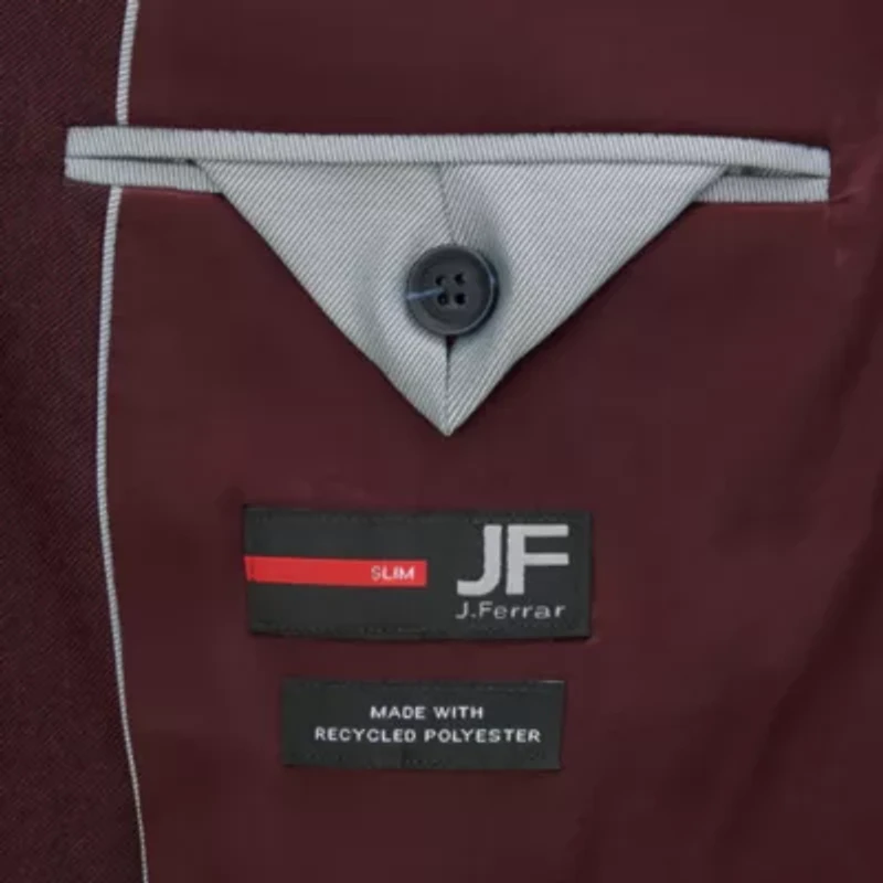 J. Ferrar Twill Mens Slim Fit Suit Jacket
