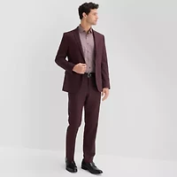 J. Ferrar Twill Mens Slim Fit Suit Jacket
