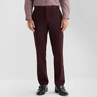 J. Ferrar Twill Mens Slim Fit Flat Front Suit Pant