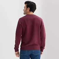 U.S. Polo Assn. Crew Fleece Mens Neck Long Sleeve Embroidered Sweatshirt