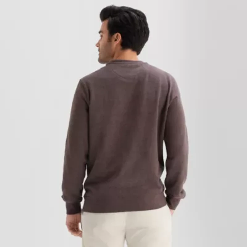 U.S. Polo Assn. Crew Fleece Mens Crew Neck Long Sleeve Embroidered Sweatshirt
