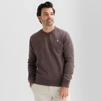 U.S. Polo Assn. Crew Fleece Mens Crew Neck Long Sleeve Embroidered Sweatshirt