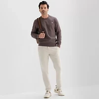 U.S. Polo Assn. Crew Fleece Mens Crew Neck Long Sleeve Embroidered Sweatshirt