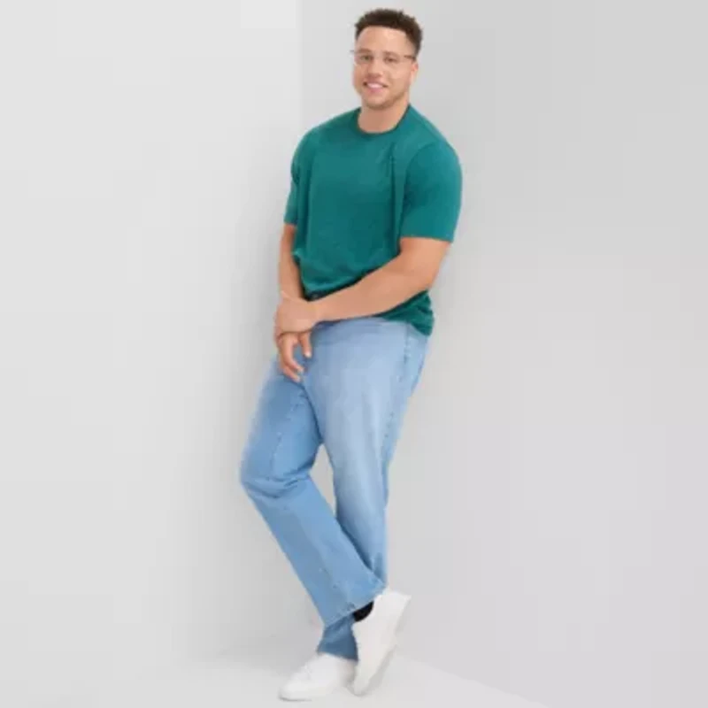 St. John's Bay Super Soft Mens Crew Neck Short Sleeve Big and Tall T-Shirt