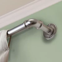Rod Desyne Industrial Pipe Blackout 1 Adjustable Curtain