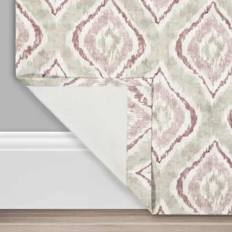 Eclipse Ambiance Ikat Draft Stopper Grommet Top Energy Saving 100% Blackout Single Curtain Panel