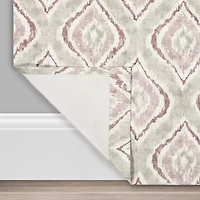Eclipse Ambiance Ikat Draft Stopper Grommet Top Energy Saving 100% Blackout Single Curtain Panel