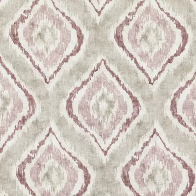 Eclipse Ambiance Ikat Draft Stopper Grommet Top Energy Saving 100% Blackout Single Curtain Panel