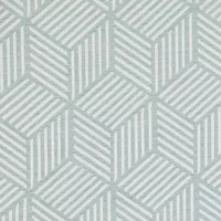 Eclipse Ambiance Geo Draft Stopper Grommet Top Energy Saving 100% Blackout Single Curtain Panel