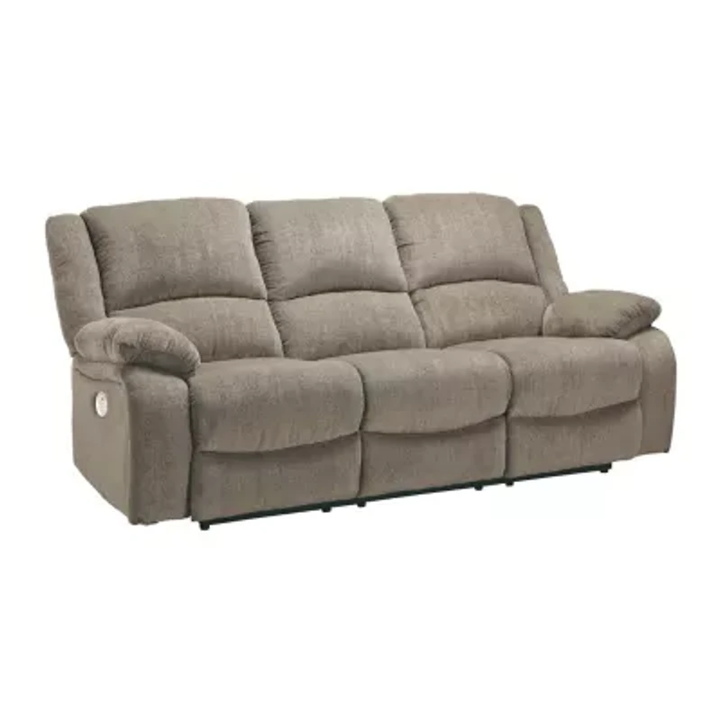 Signature Design by Ashley® Dryden Power Reclining Pad-Arm Sofa