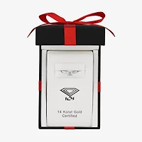 Premier Collection 1 CT. Natural Diamond Round Solitaire Engagement Ring 14K Gold