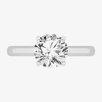 Solitaire Ring (G-H / Si1-Si2) Womens 2 CT. T.W. Lab Grown White Diamond 14K Gold Round Engagement