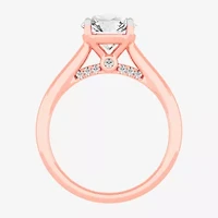 Solitaire Ring (G-H / Si1-Si2) Womens 2 CT. T.W. Lab Grown White Diamond 14K Gold Round Engagement