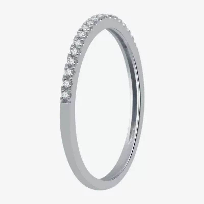 H-I / I1) Womens / CT. T.W. Lab Grown White Diamond 10K Gold Wedding Band