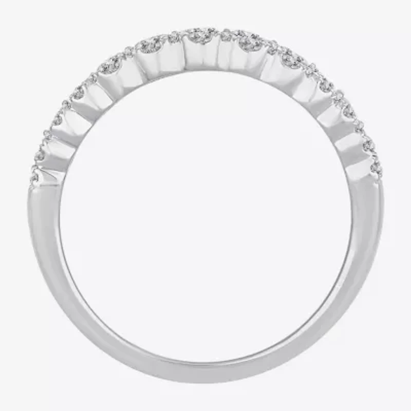 Womens 1 1/ CT. T.W. Natural White Diamond 10K Gold Anniversary Band