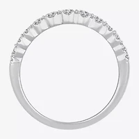 Womens 1 1/ CT. T.W. Natural White Diamond 10K Gold Anniversary Band