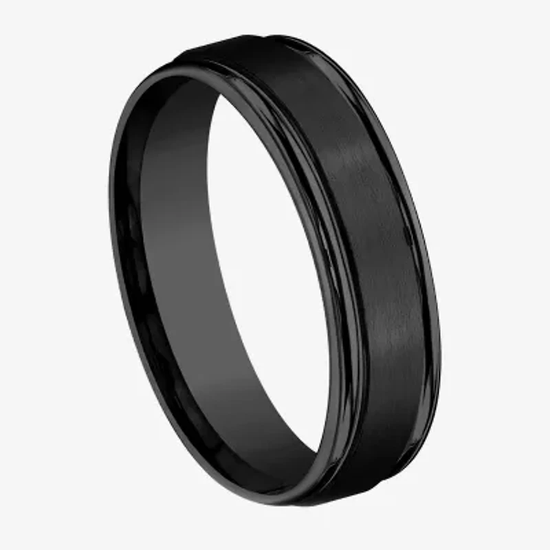Mens 6MM Titanium Wedding Band