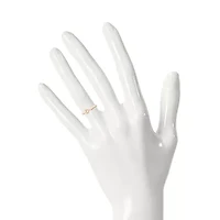 Womens 4.5MM 10K Rose Gold Heart Band