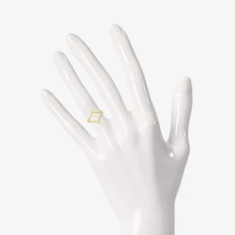 Womens 19MM 10K Gold Round Band