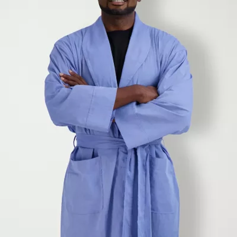 Hanes Mens Long Sleeve Mid Length Robe